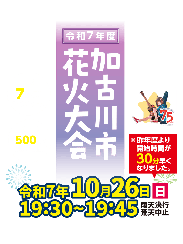 令和7年度 加古川市花火大会